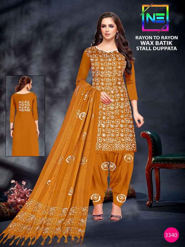 Nemi Rayon Wax Batik Vol 3 Regular Wear Dress Material Collection